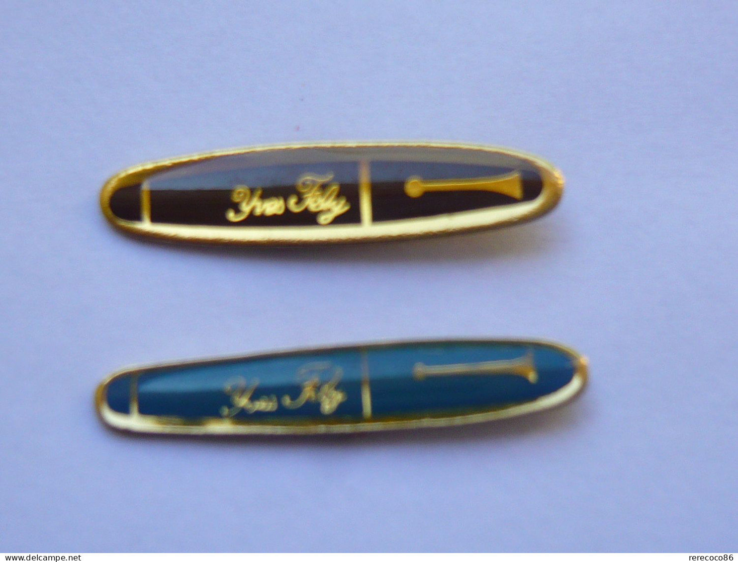 2 Pin S MARQUE STYLOS YVES FELY Different - Trademarks