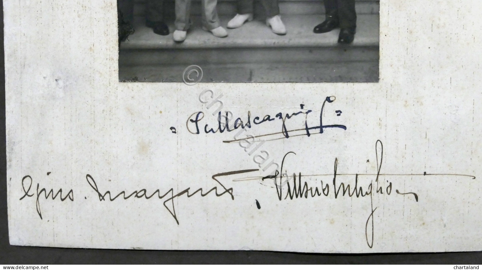 Fotografia E Autografo Pietro Mascagni - V. Cortiglioni - G. Marzano - 1932 - Andere & Zonder Classificatie