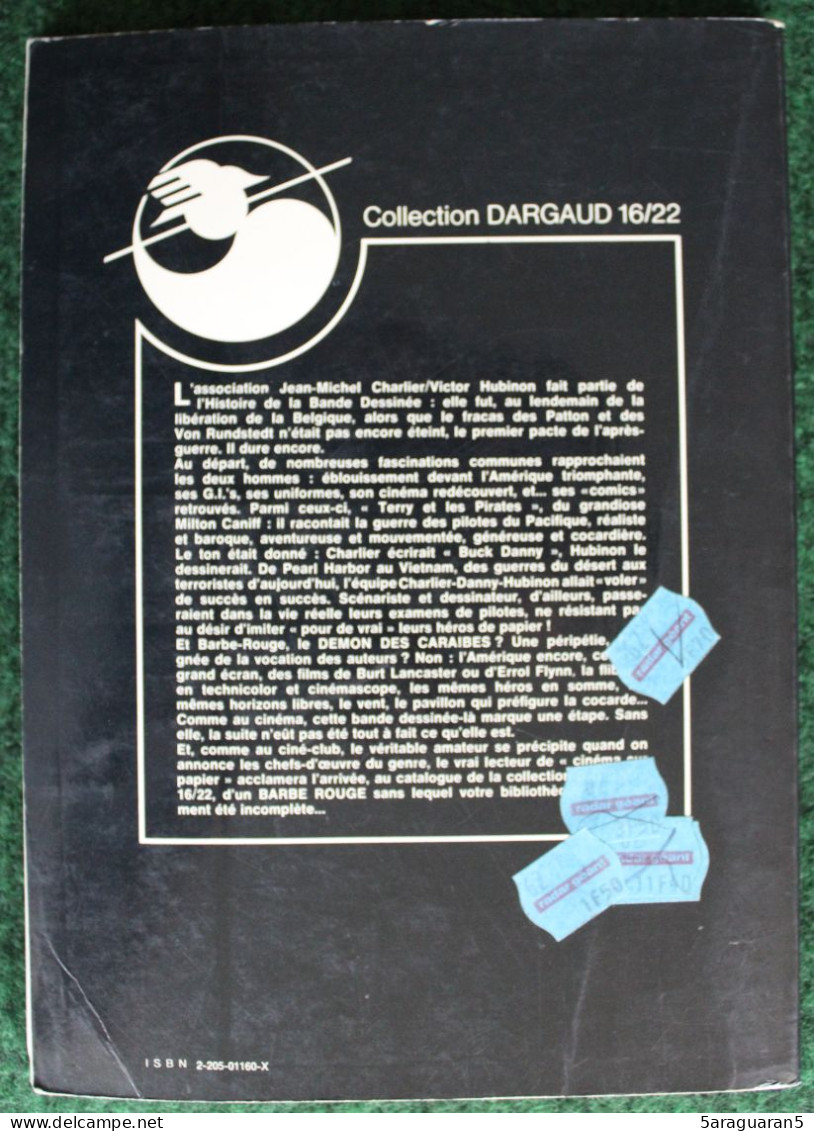 BD BARBE ROUGE - 1 - Le Démon Des Caraïbes - Rééd. 1977 En Collection 16/22 - Barbe-Rouge