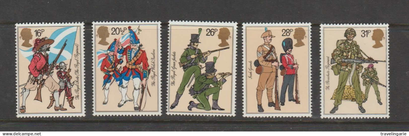 Great Britain 1983 British Army Uniforms MNH ** - Unused Stamps