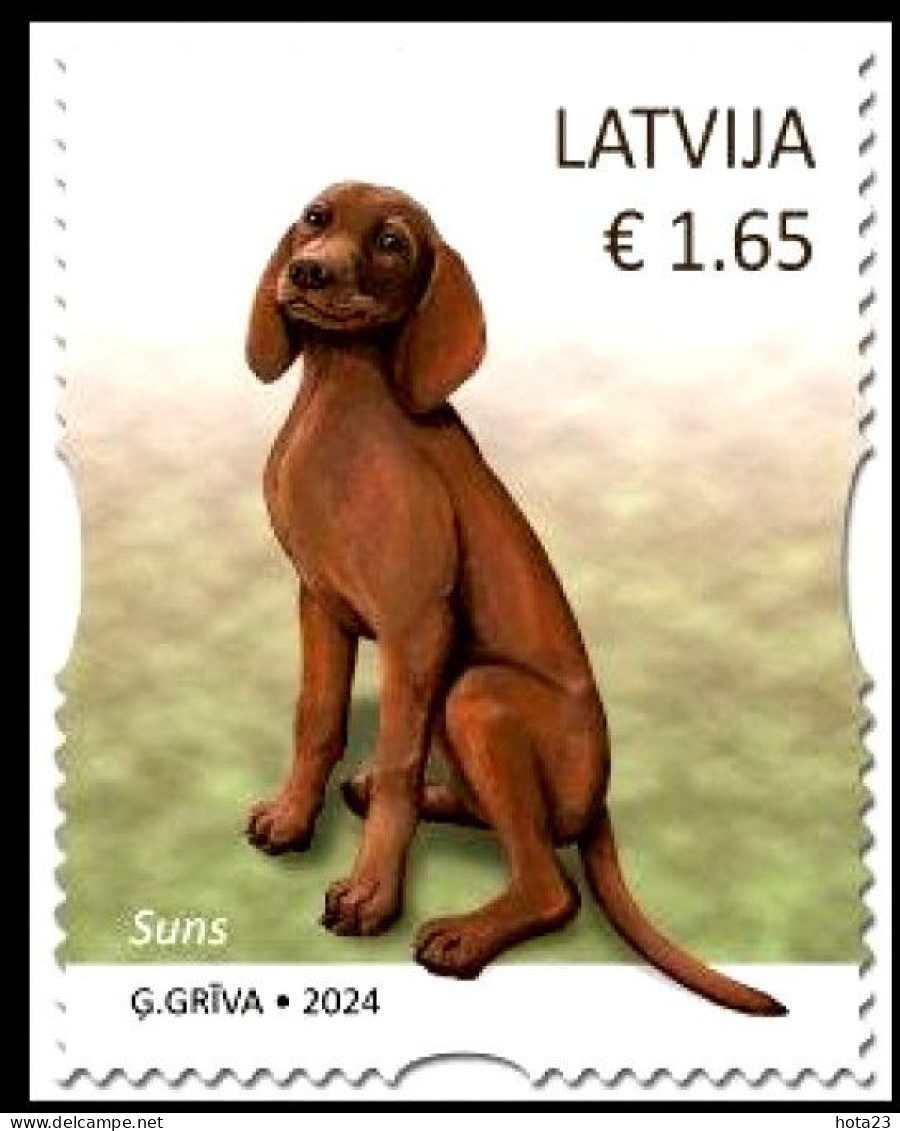 (!) Latvia, Lettland , Lettonia  2024 Pets - Dog - Stamp   -  MNH - Chiens