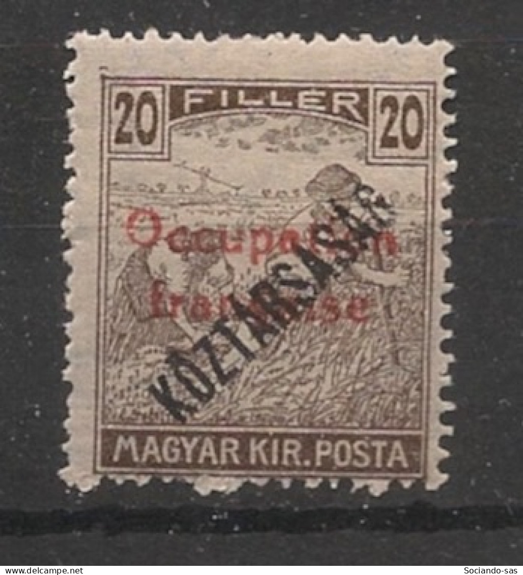 HONGRIE / ARAD - 1919 - N°YT. 32 - 20fi Brun - Neuf Luxe ** / MNH / Postfrisch - Ongebruikt