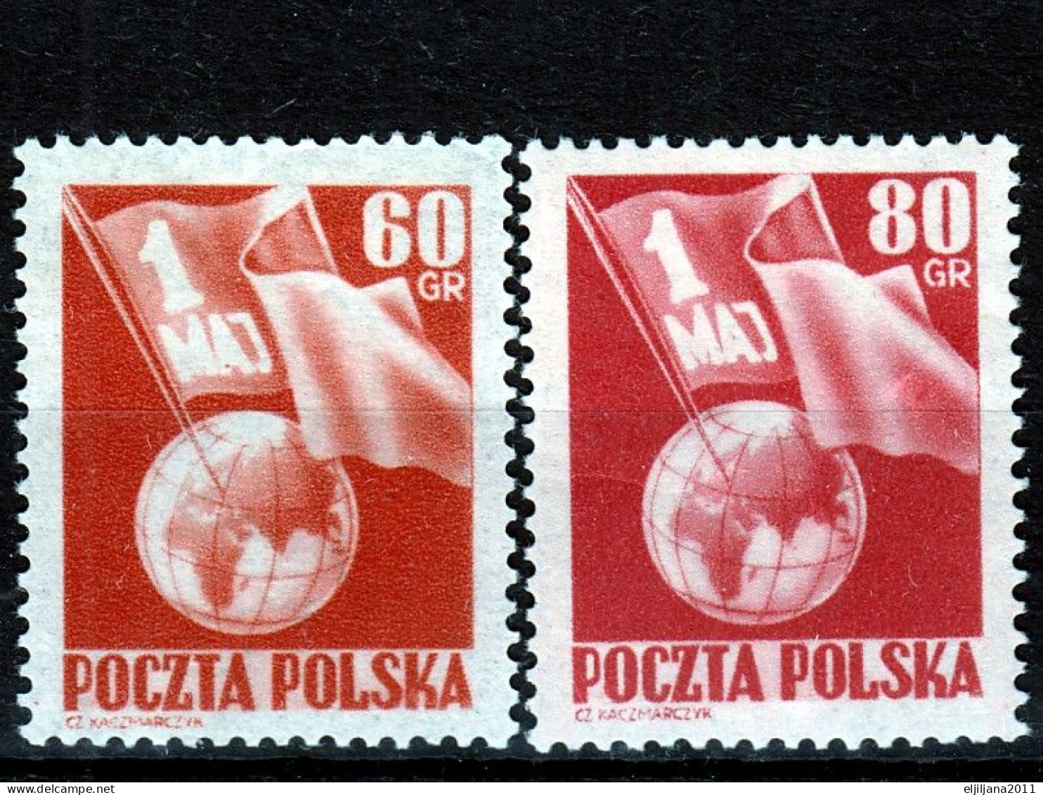 ⁕ Poland / Polska 1953 ⁕ Labour Day 1.May Mi.797-798 ⁕ 2v MNH - Ungebraucht