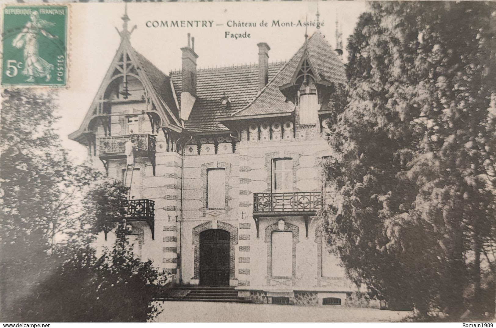 Commentry Château De Mont-assiégé Façade - Commentry