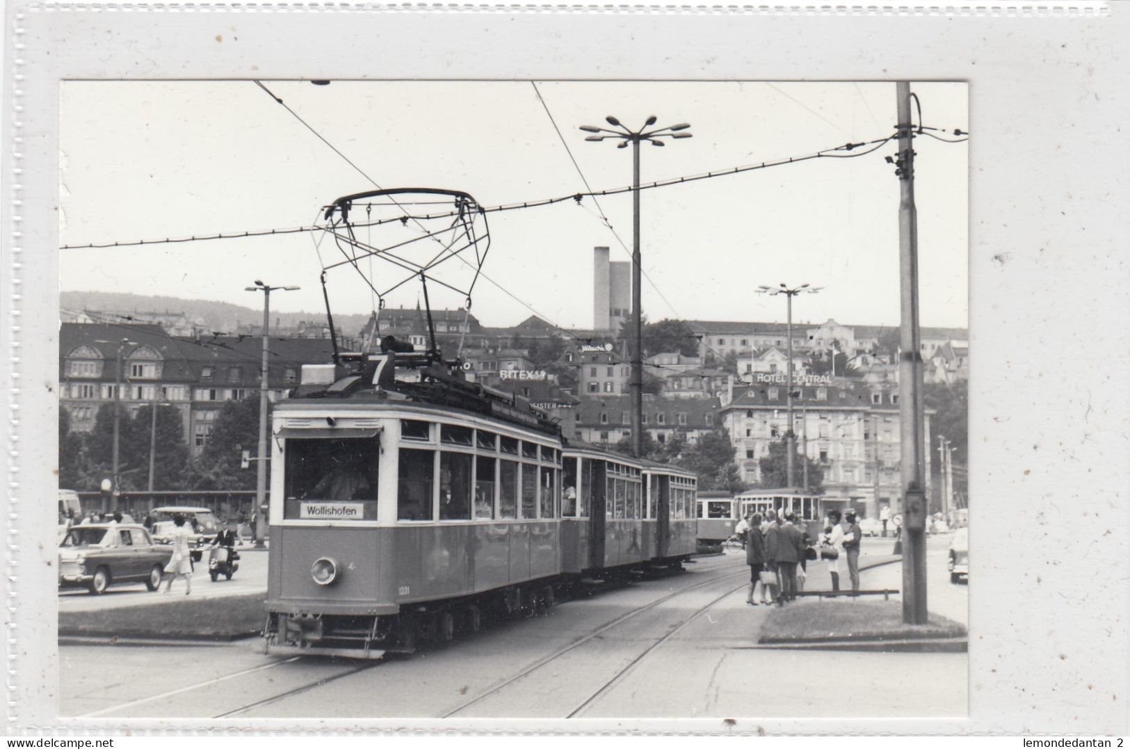 Tr. To Wollishofen. Zurich. Photo, No Postcard 12,5 X 8,5 Cm. * - Wollishofen