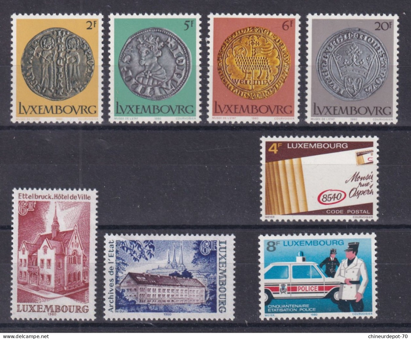 Timbres    Luxembourg Neufs ** Sans Charnières  1980 - Nuovi