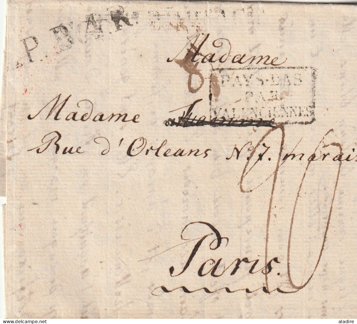 1800 / 1835 - Collection of 10 TEN 19th century letters from Netherland to France, Belgium, Netherland and Germany