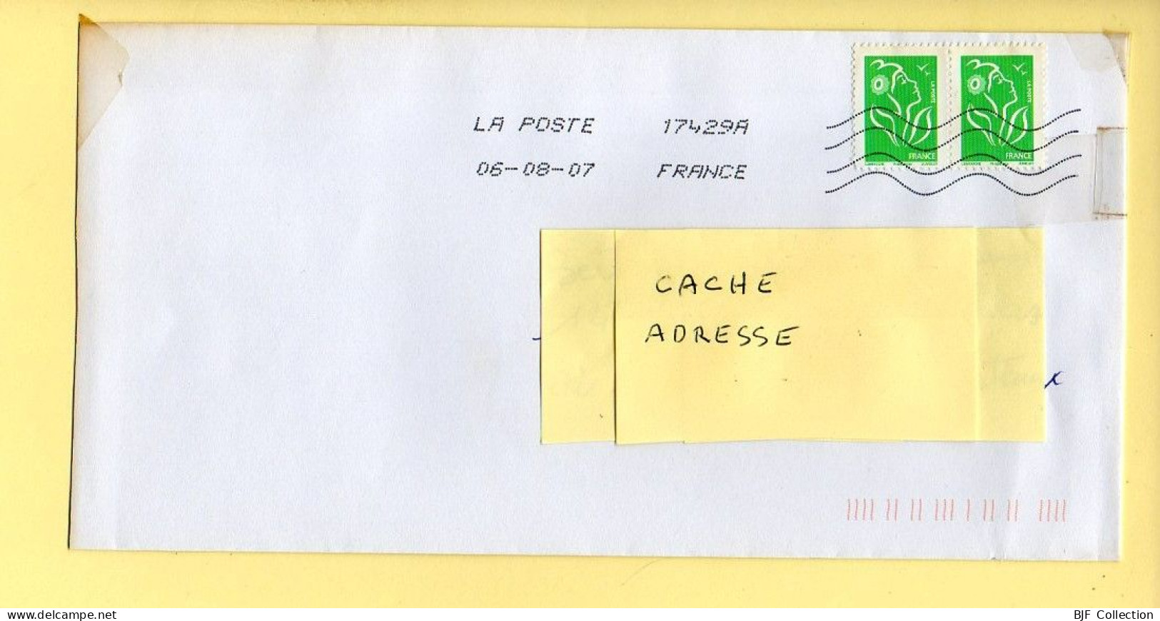 Oblitération Mécanique : FRANCE LA POSTE – 17429A Du 06/08/2007 (voir Timbre) - Mechanical Postmarks (Other)