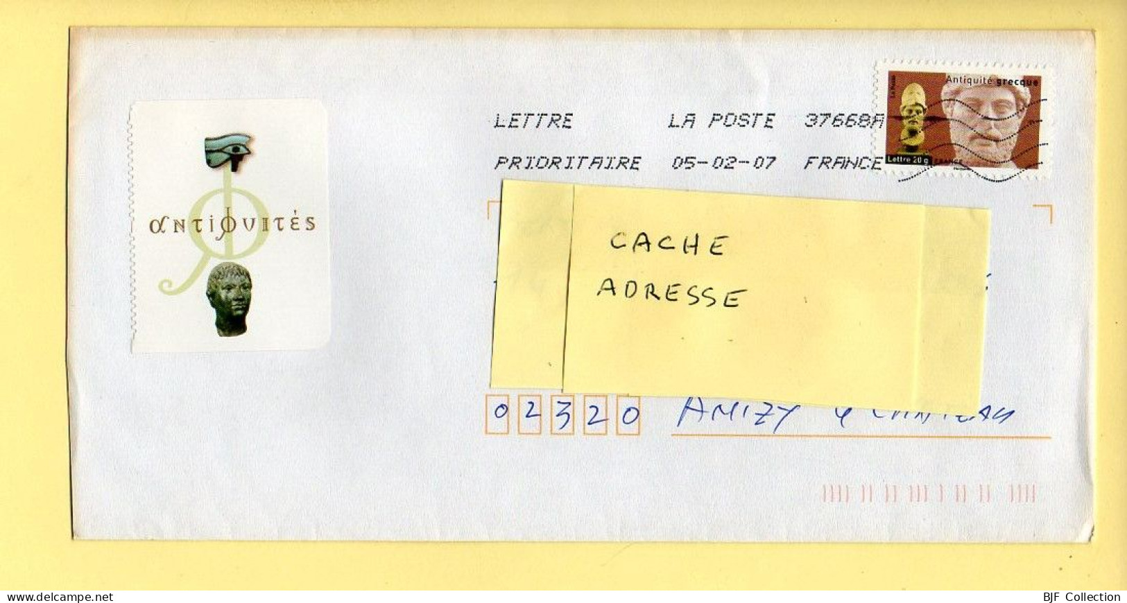 Oblitération Mécanique : FRANCE LA POSTE – 37668A Du 05/02/2007 (voir Timbre) - Mechanical Postmarks (Other)