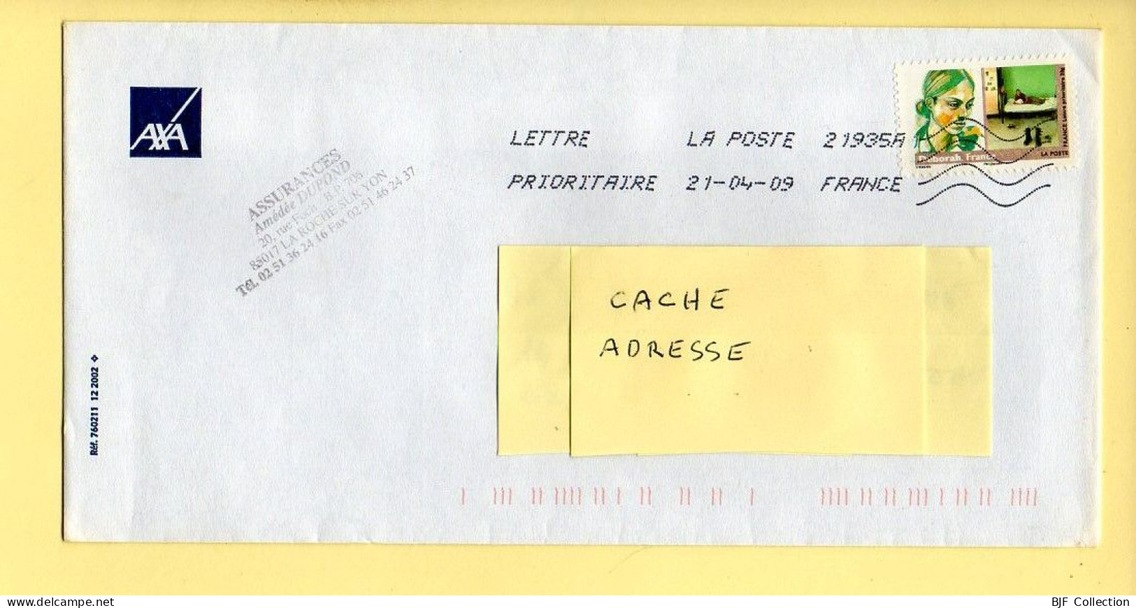 Oblitération Mécanique : FRANCE LA POSTE – 21935A Du 21/04/2009 (voir Timbre) - Mechanische Stempels (varia)