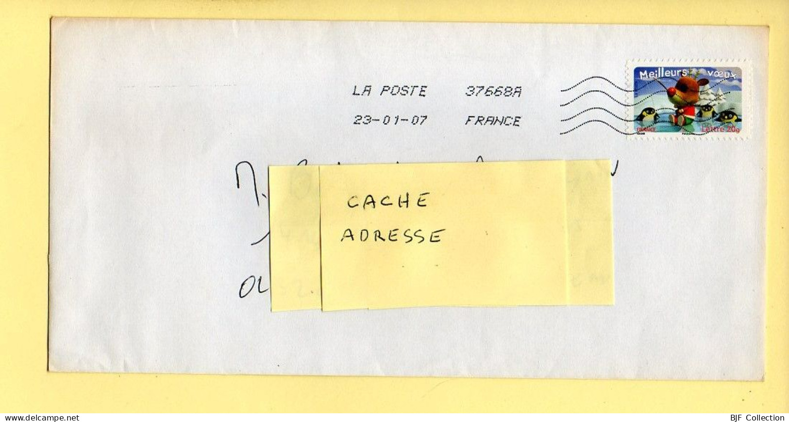 Oblitération Mécanique : FRANCE LA POSTE – 37668A Du 23/01/2007 (voir Timbre) - Mechanical Postmarks (Other)