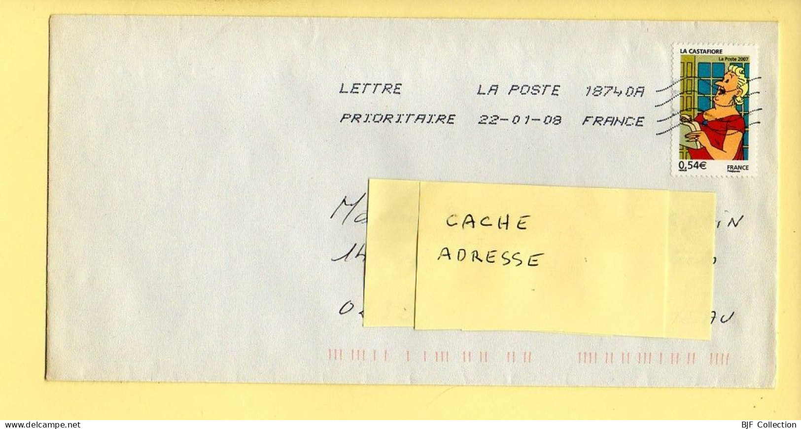 Oblitération Mécanique : FRANCE LA POSTE – 18740A Du 22/01/2008 (voir Timbre) - Mechanical Postmarks (Other)