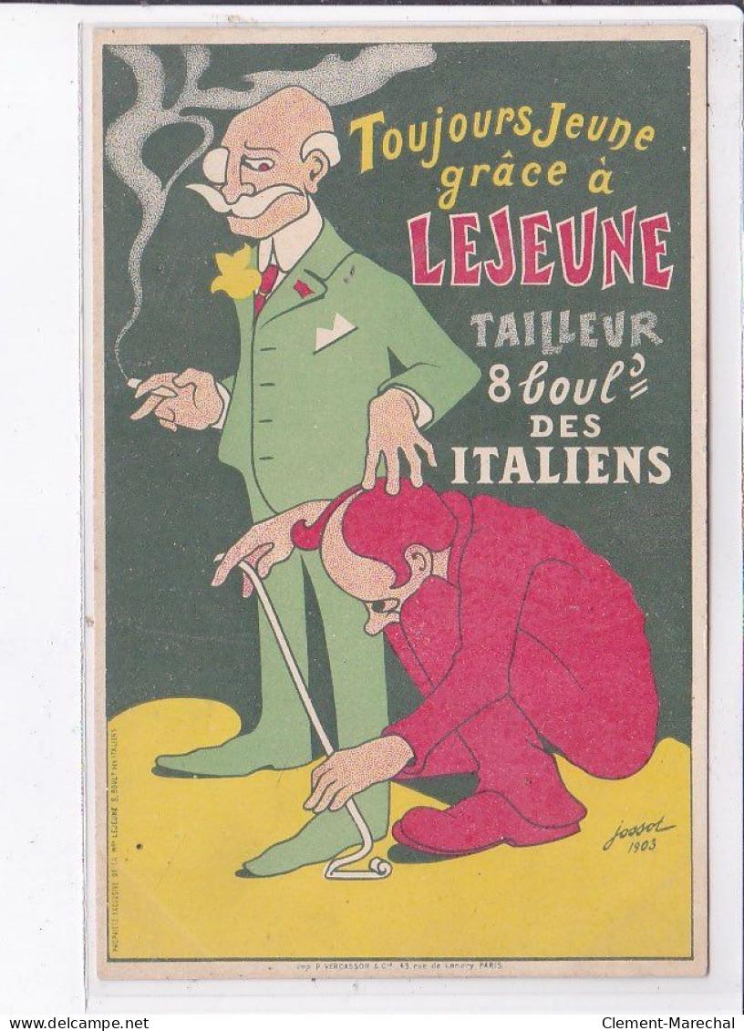 PUBLICITE : Le Tailleur Lejeune Illustrée Par Jossot - Très Bon état - Advertising