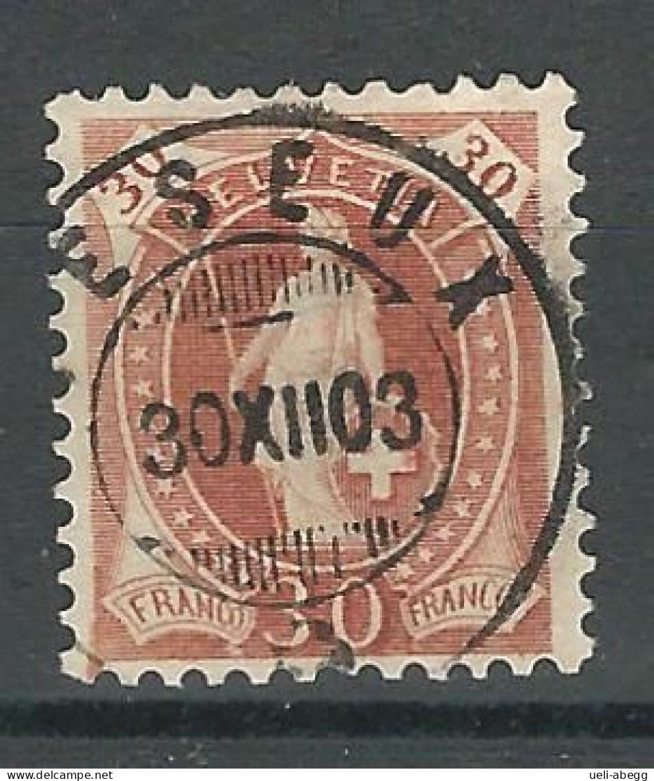 SBK 68E, Mi 60YD O Peseux - Used Stamps