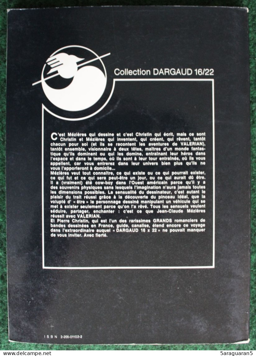 BD VALERIAN - 2 - L'empire Des Mille Planètes - Rééd. 1977 En Collection 16/22 - Valérian