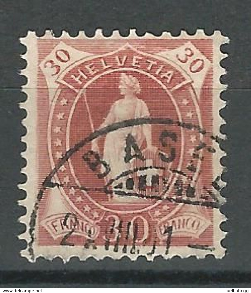 SBK 68E, Mi 60YD O Basel - Used Stamps