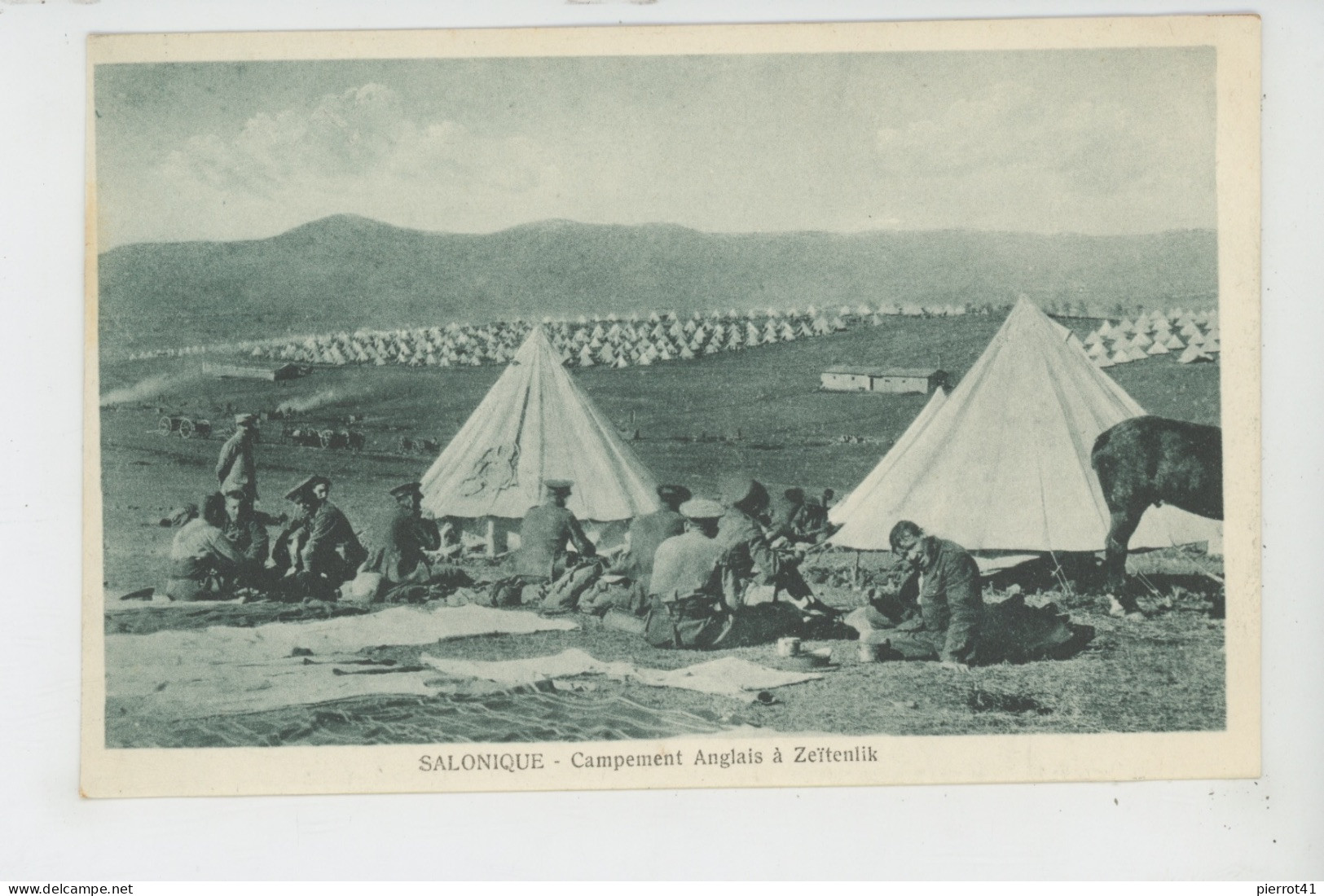 GRECE - SALONIQUE -  Campement Anglais à Zeïtenlik - Greece