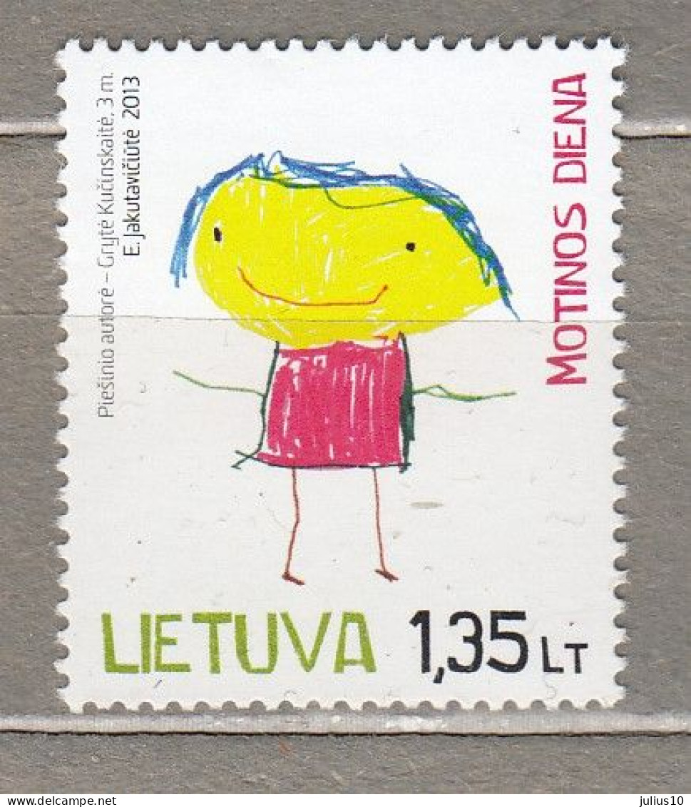 LITHUANIA 2013 Mother Day  MNH(**) Mi 1133 #Lt839 - Lituania