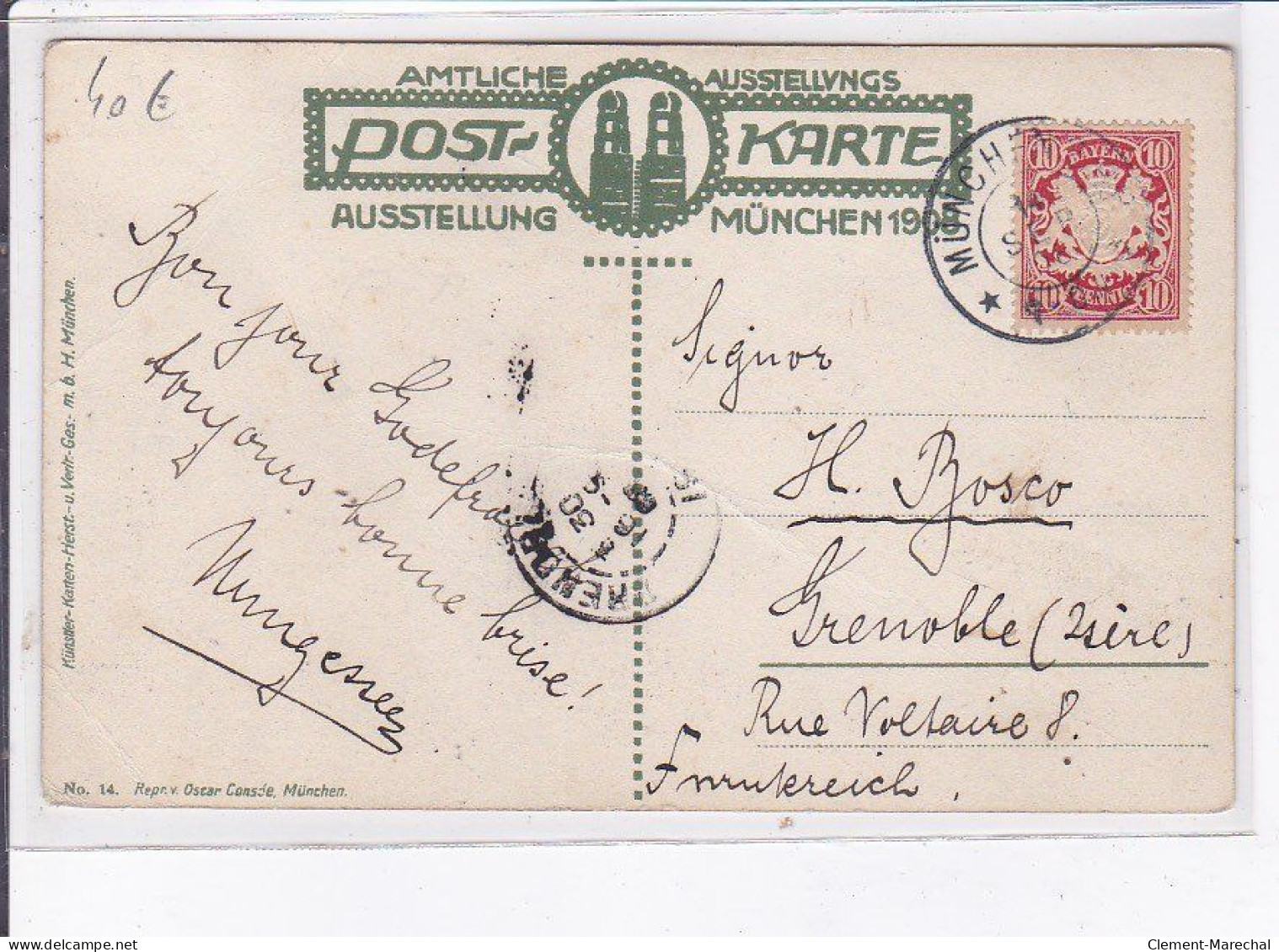PUBLICITE : Ausstellung Munchen 1908 (exposition De Munich En 1928) - Très Bon état - Advertising