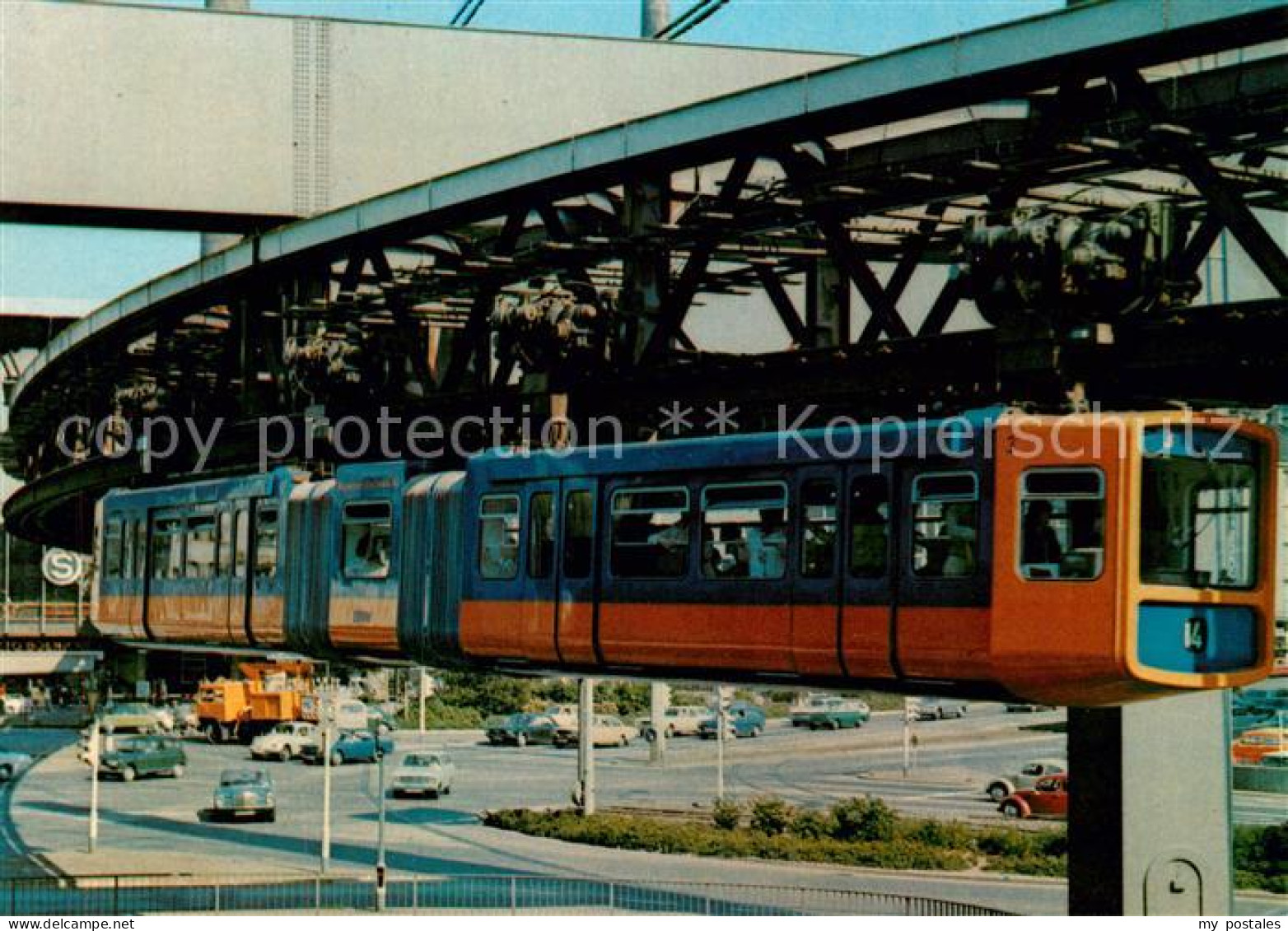 73106412 Wuppertal Schwebebahn Alter Markt Wuppertal - Wuppertal