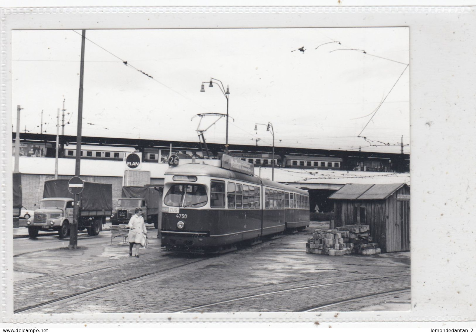 Wien. Praterstern. Photo, No Postcard 12,5 X 9 Cm.. * - Sonstige & Ohne Zuordnung