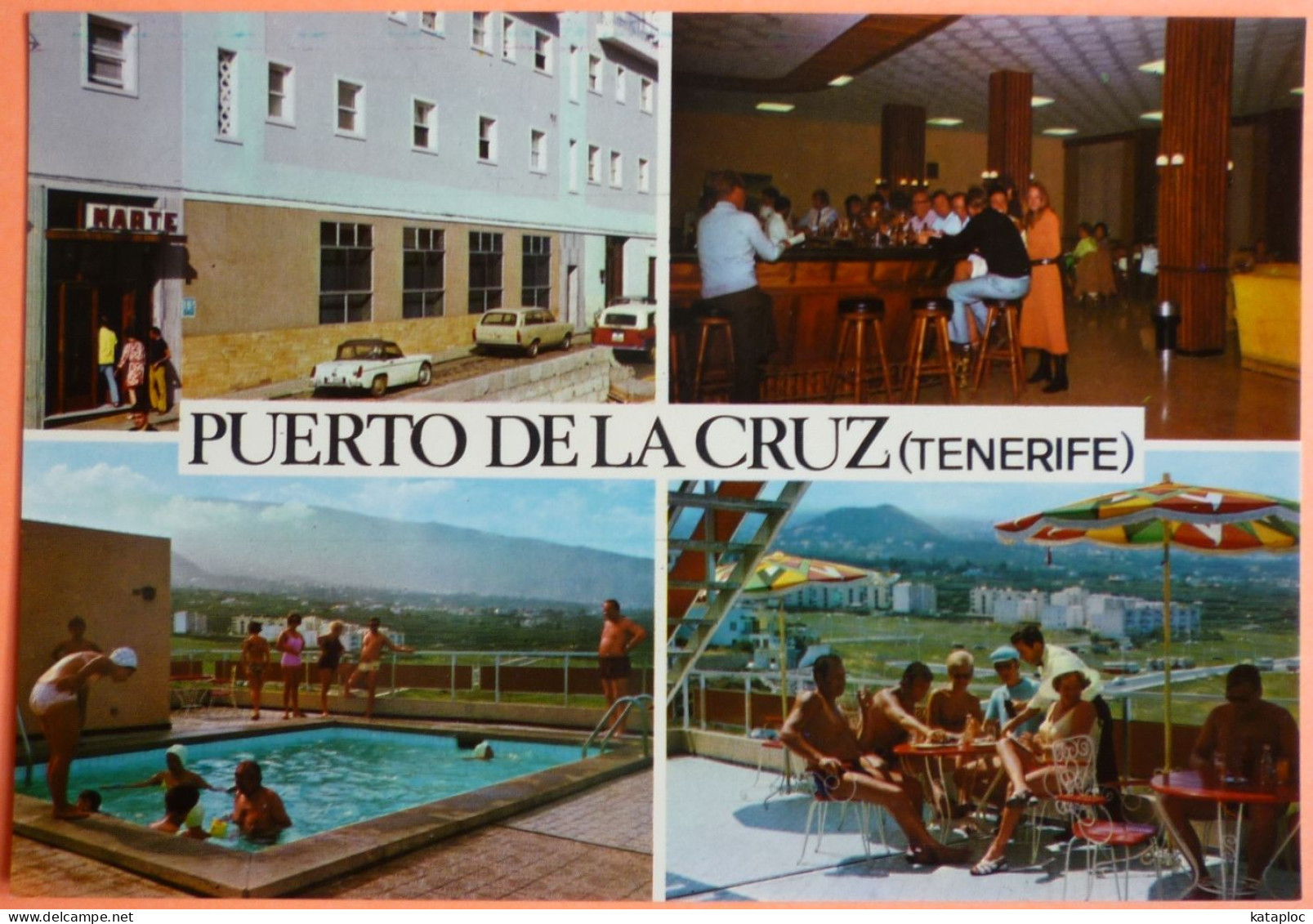 CARTE PUERTO De La CRUZ - TENERIFE - HOTEL R. MARTE - 2 - SCAN RECTO/VERSO - 6 - Tenerife