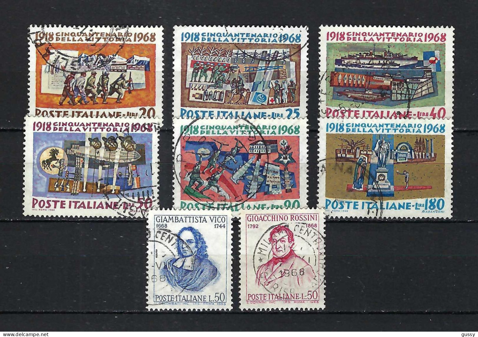 ITALIE Ca. 1969: Lot D' Obl. - 1961-70: Used