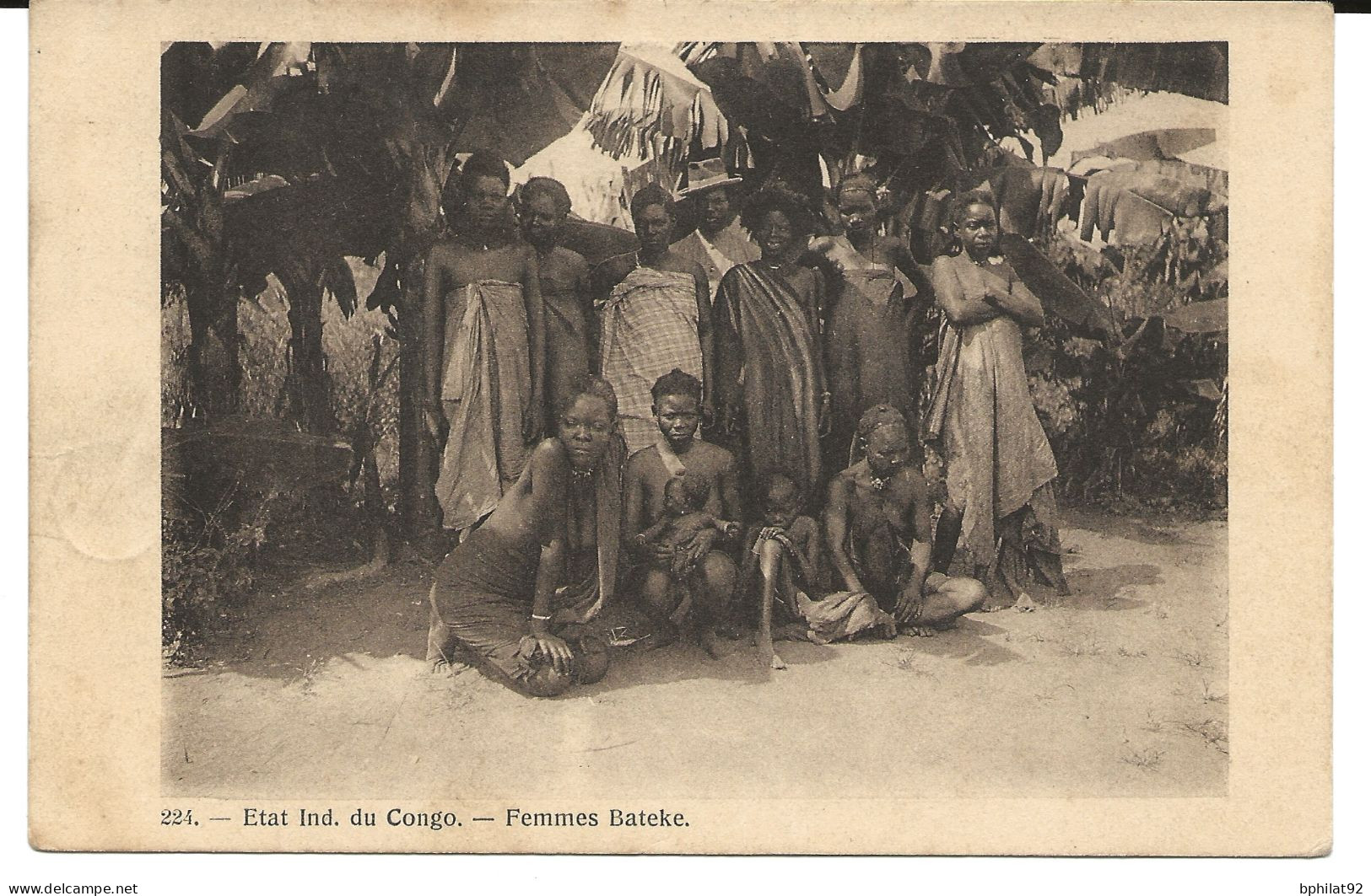 !!! CONGO, CPA DE 1909, DÉPART DE STANLEYVILLE POUR THUIN (BELGIQUE). - Lettres & Documents