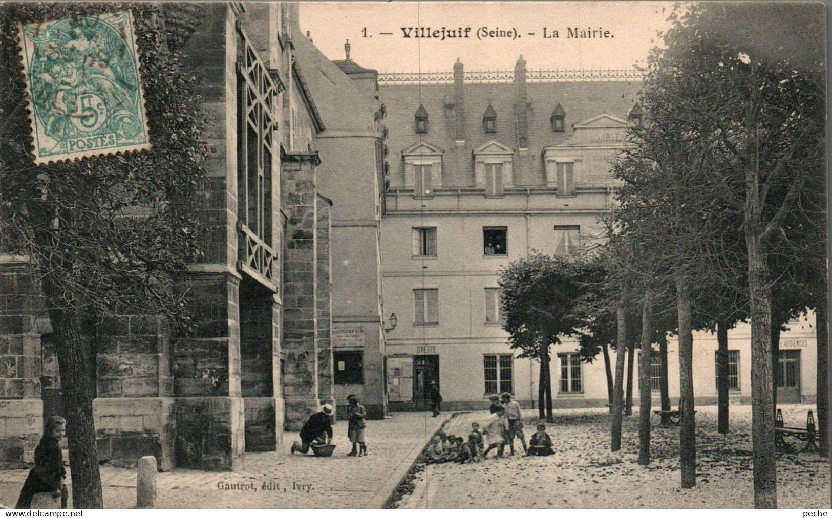 N°2415 W -cpa Villejuif -la Mairie- - Villejuif