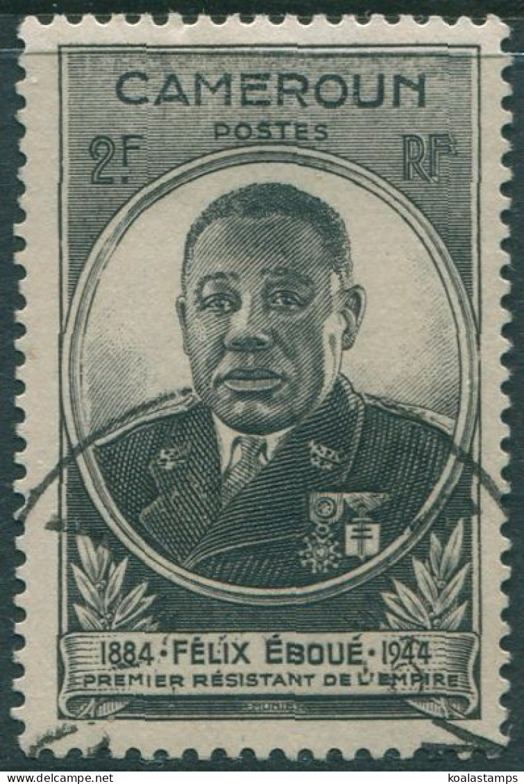 Cameroun 1945 SG223 2f Black Felix Eboue FU - Camerún (1960-...)