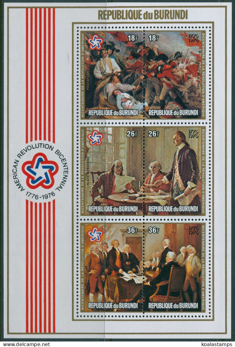 Burundi 1976 SG1147 American Revolution MS MNH - Sonstige & Ohne Zuordnung