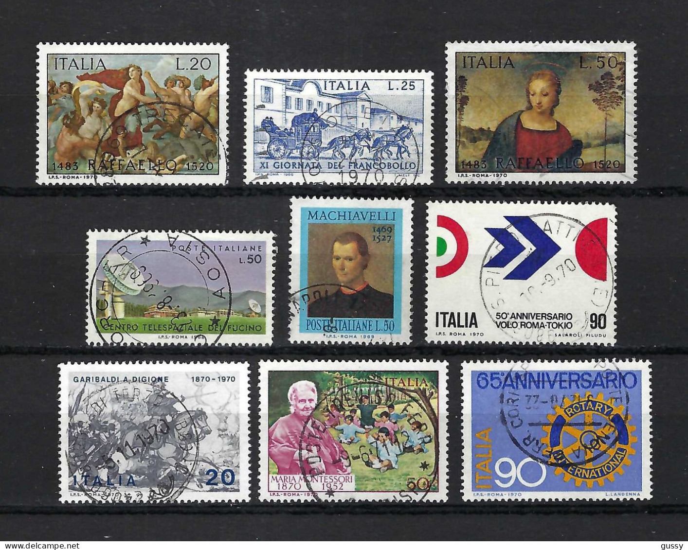 ITALIE Ca. 1970: Lot D' Obl. - 1961-70: Used