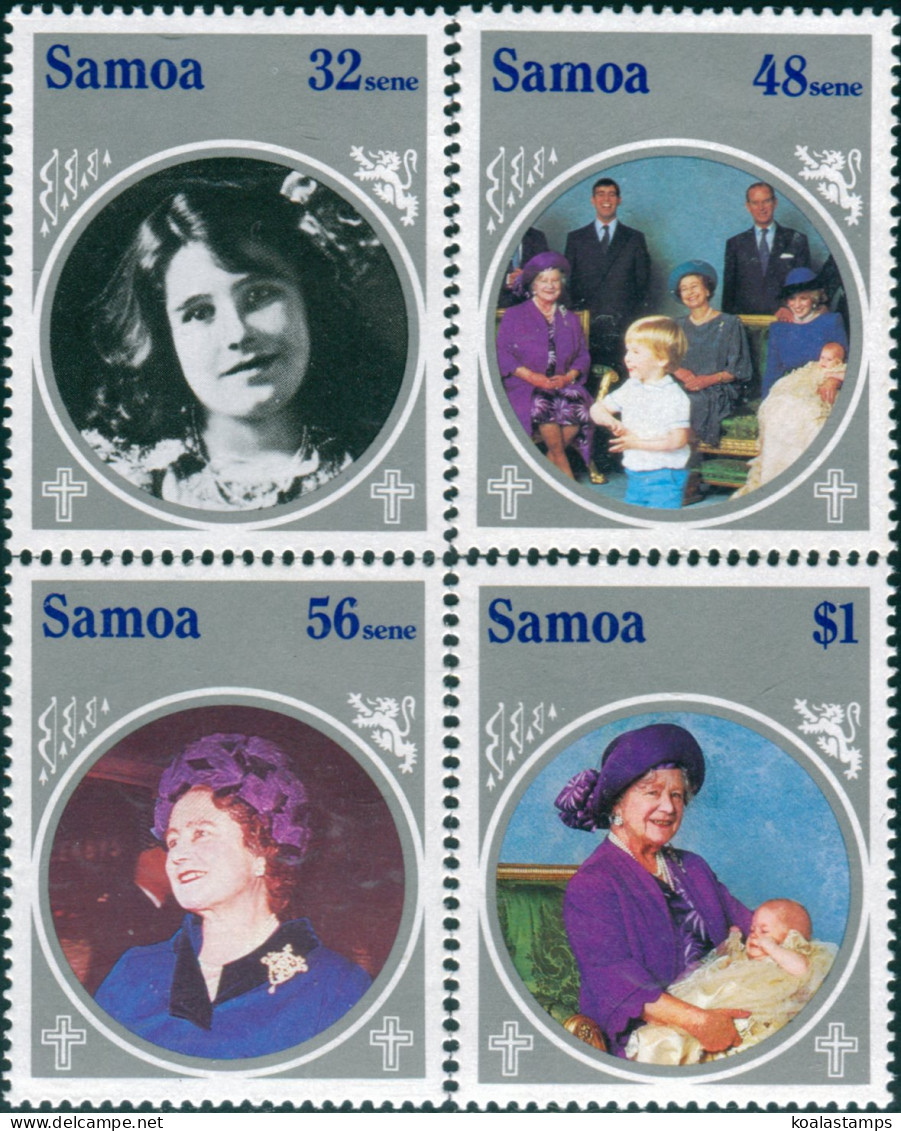 Samoa 1985 SG700-703 Queen Mother Set MNH - Samoa (Staat)