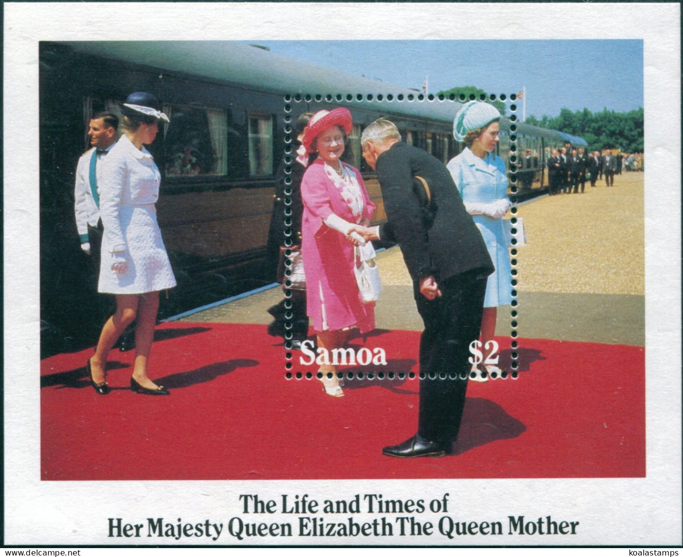 Samoa 1985 SG704 Queen Mother MS MNH - Samoa