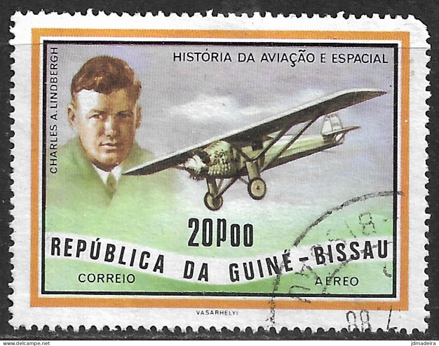 GUINE BISSAU – 1978 Aviation And Space History 20P00 Used Stamp - Guinea-Bissau