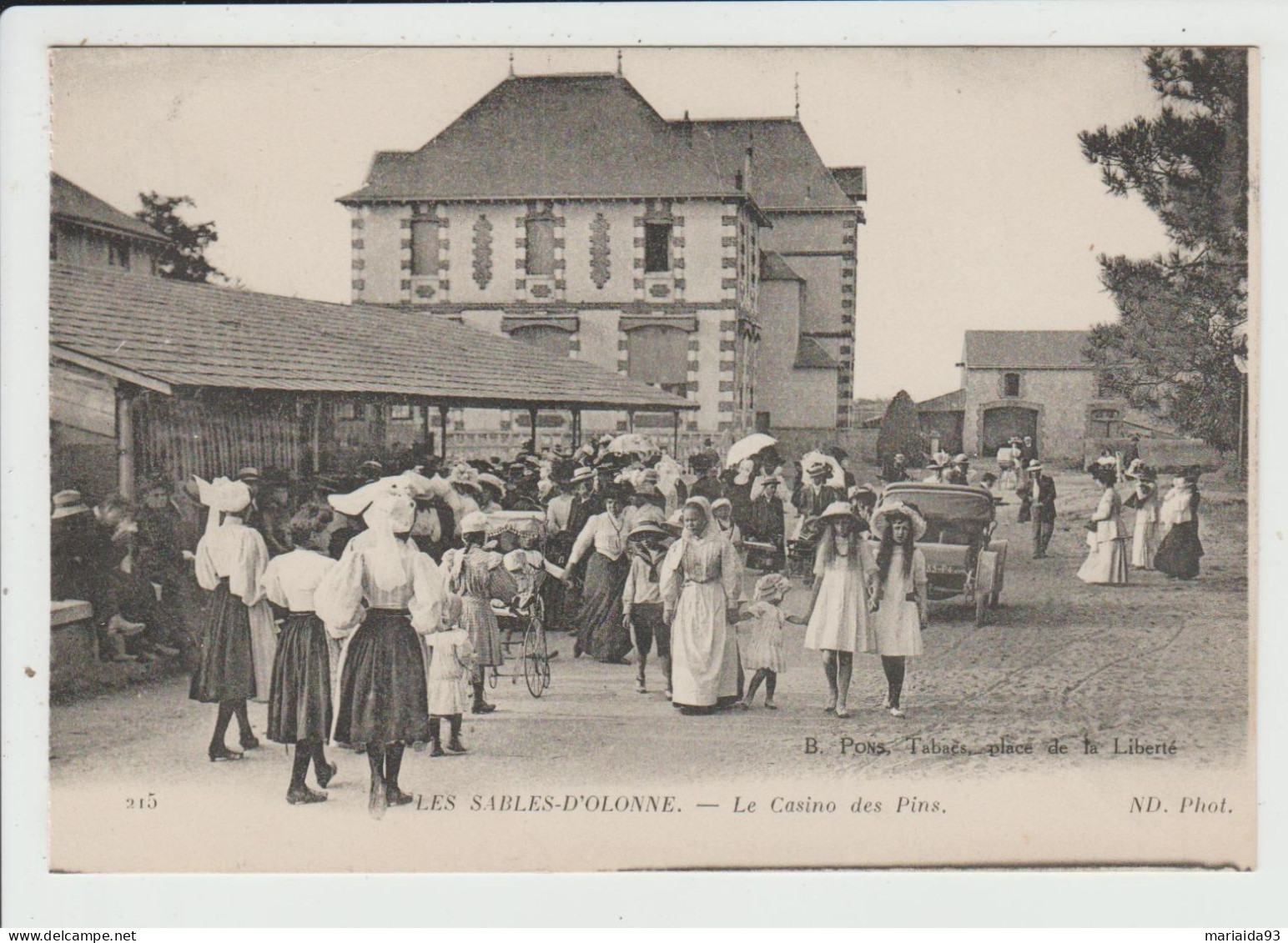 LES SABLES D'OLONNE - VENDEE - LE CASINO DES PINS - Sables D'Olonne