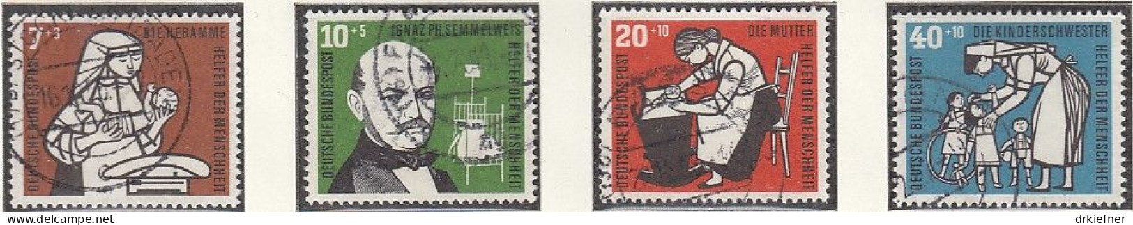 BRD  243-246, Gestempelt, Wohlfahrt: Kinderpflege, 1956 - Gebruikt