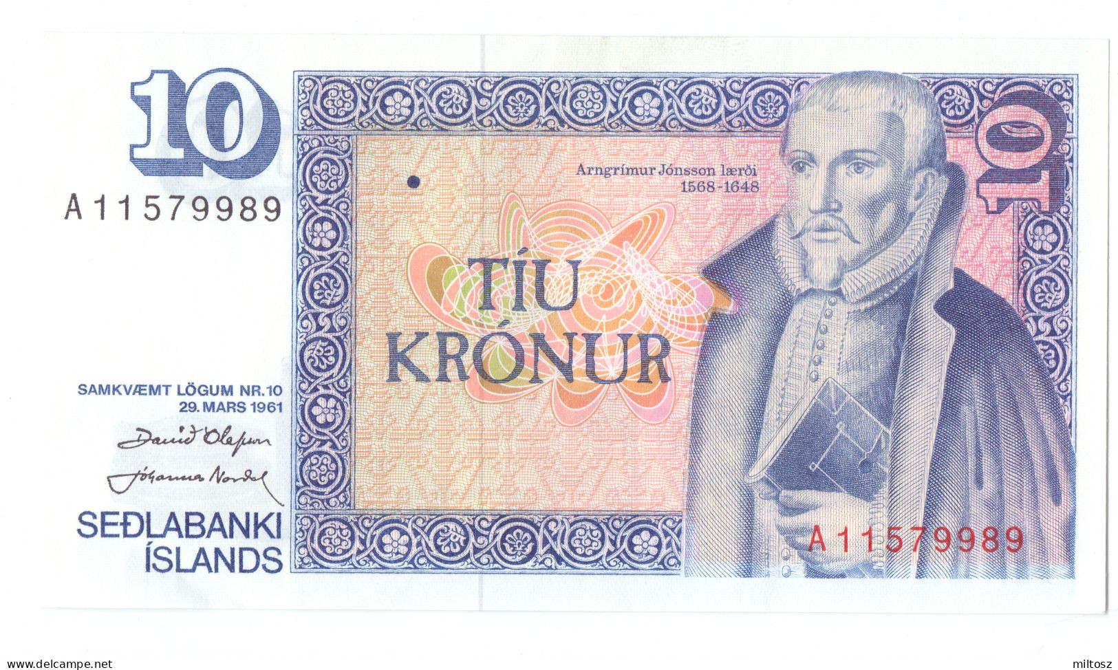 Iceland 10 Kronur 1981 - Iceland