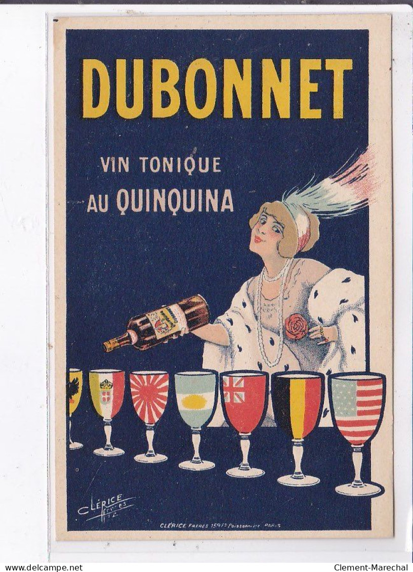 PUBLICITE : Vin Tonique Au Quinquina DUBONNET Illustrée Par LERICE - Très Bon état - Publicité