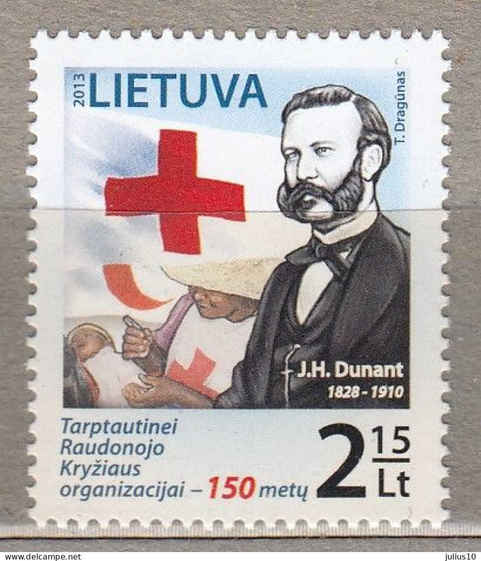 LITHUANIA 2013 Red Cross MNH(**) Mi 1134 #Lt845 - Litauen