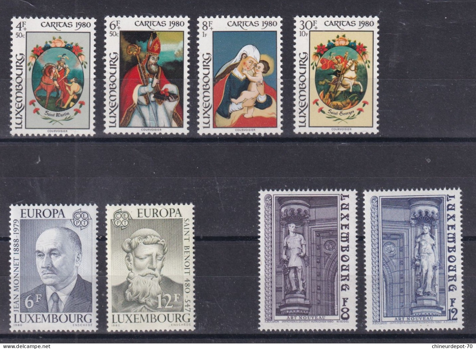 Timbres    Luxembourg Neufs ** Sans Charnières  1980 - Ungebraucht