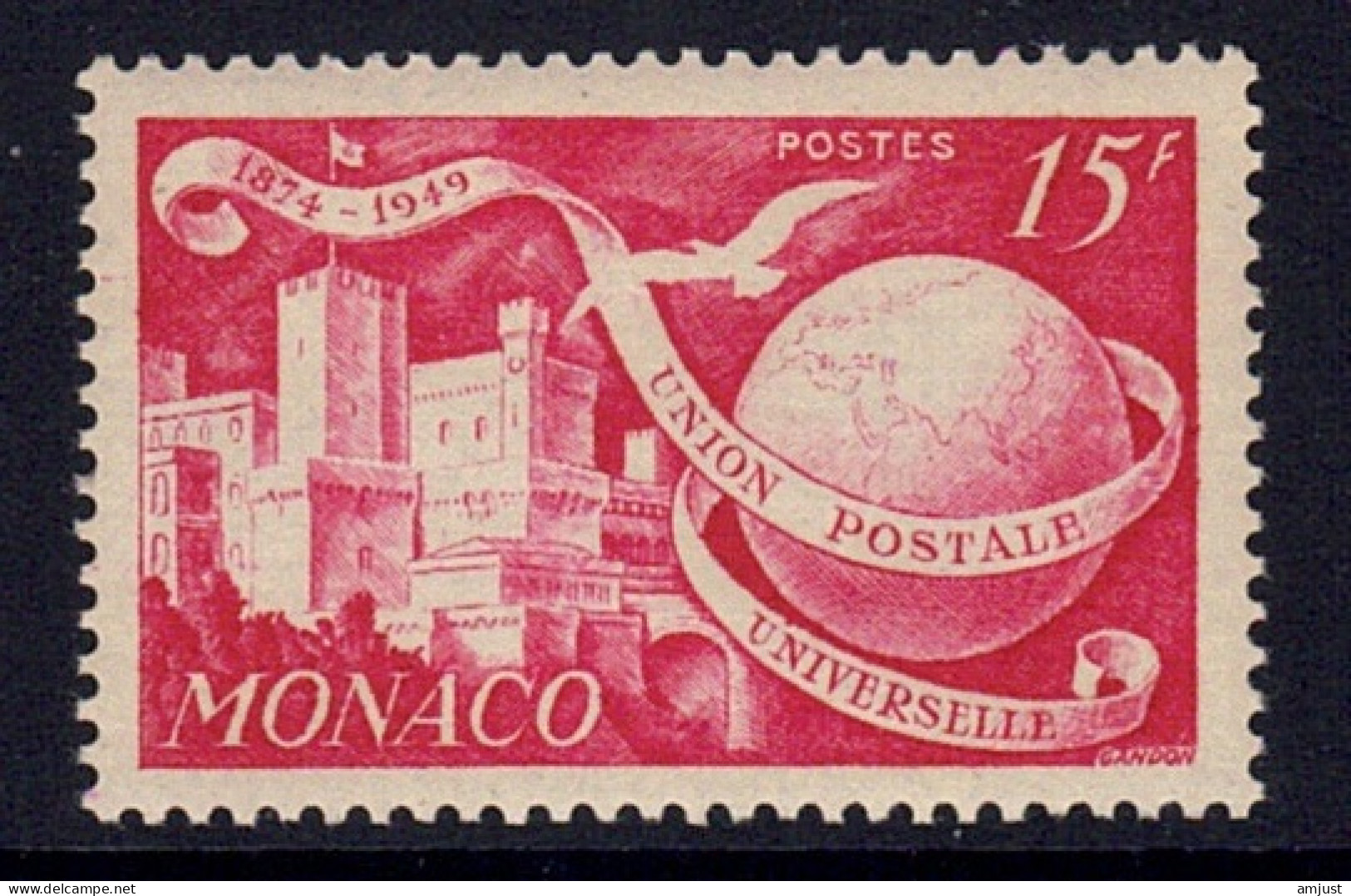 Monaco // 1949  // 75 Ans De L'U.P.U. Timbre Neuf** MNH  No. Y&T 333 - Unused Stamps