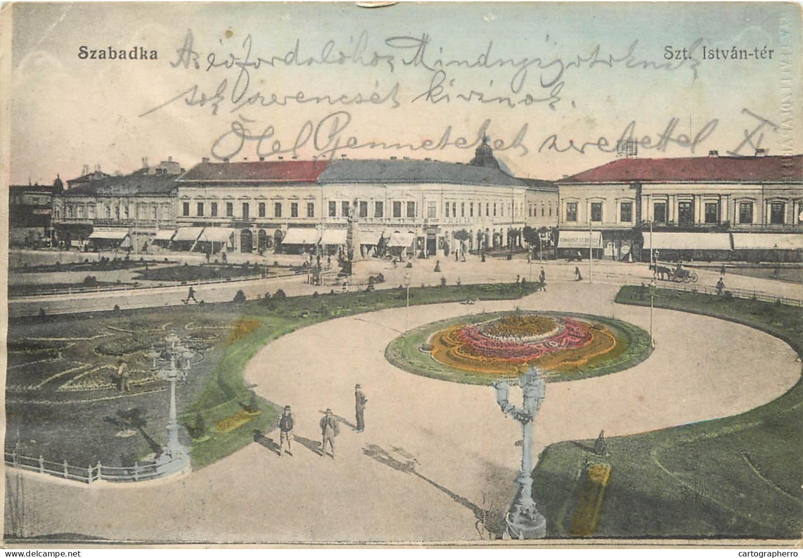Szabadka (Subotica) Szent Istvan-ter 1914 - Servië