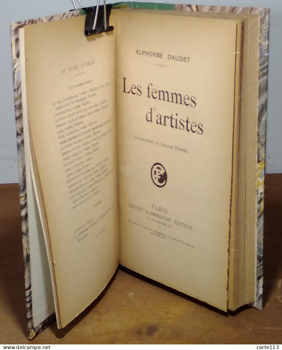 DAUDET  Alphonse - LES FEMMES D'ARTISTES - 1901-1940