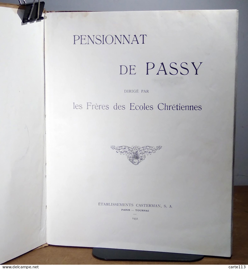 ANONYME - PENSIONNAT DE PASSY - FROYENNES - 1931-1932 -  DIRRIGE PAR LES FRERES - 1901-1940