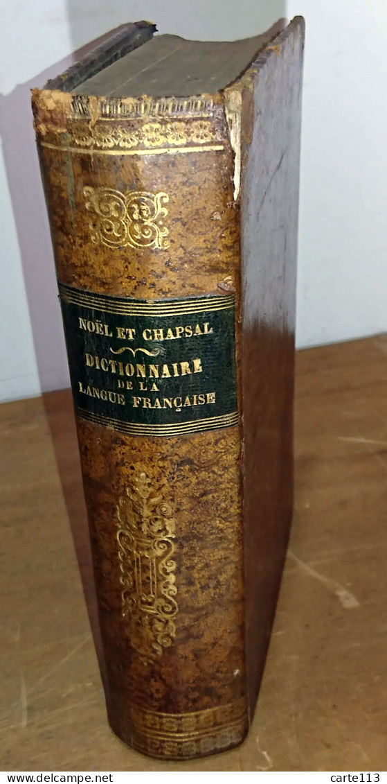 NOEL Francois -CHAPSAL Charles - NOUVEAU DICTIONNAIRE DE LA LANGUE FRANCAISE - 1801-1900