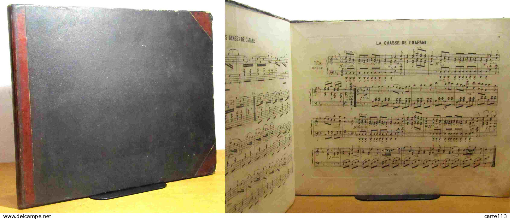COLLECTIF  - RECUEIL DE PARTITIONS PIANO DE MUSIQUES DE DANSE, PRINCIPALEMENT QUAD - 1801-1900