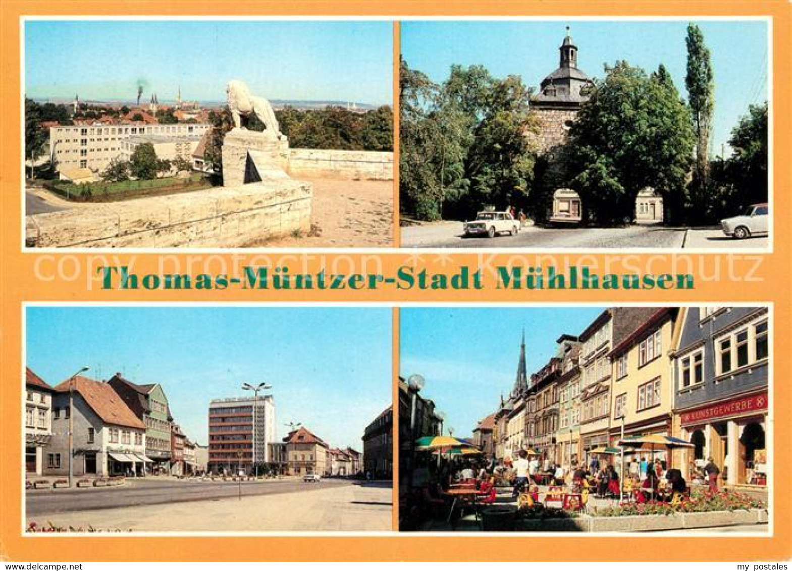 73105424 Muehlhausen Thueringen Teilansicht Am Frauentor Wilhelm Pieck Platz Ste - Muehlhausen