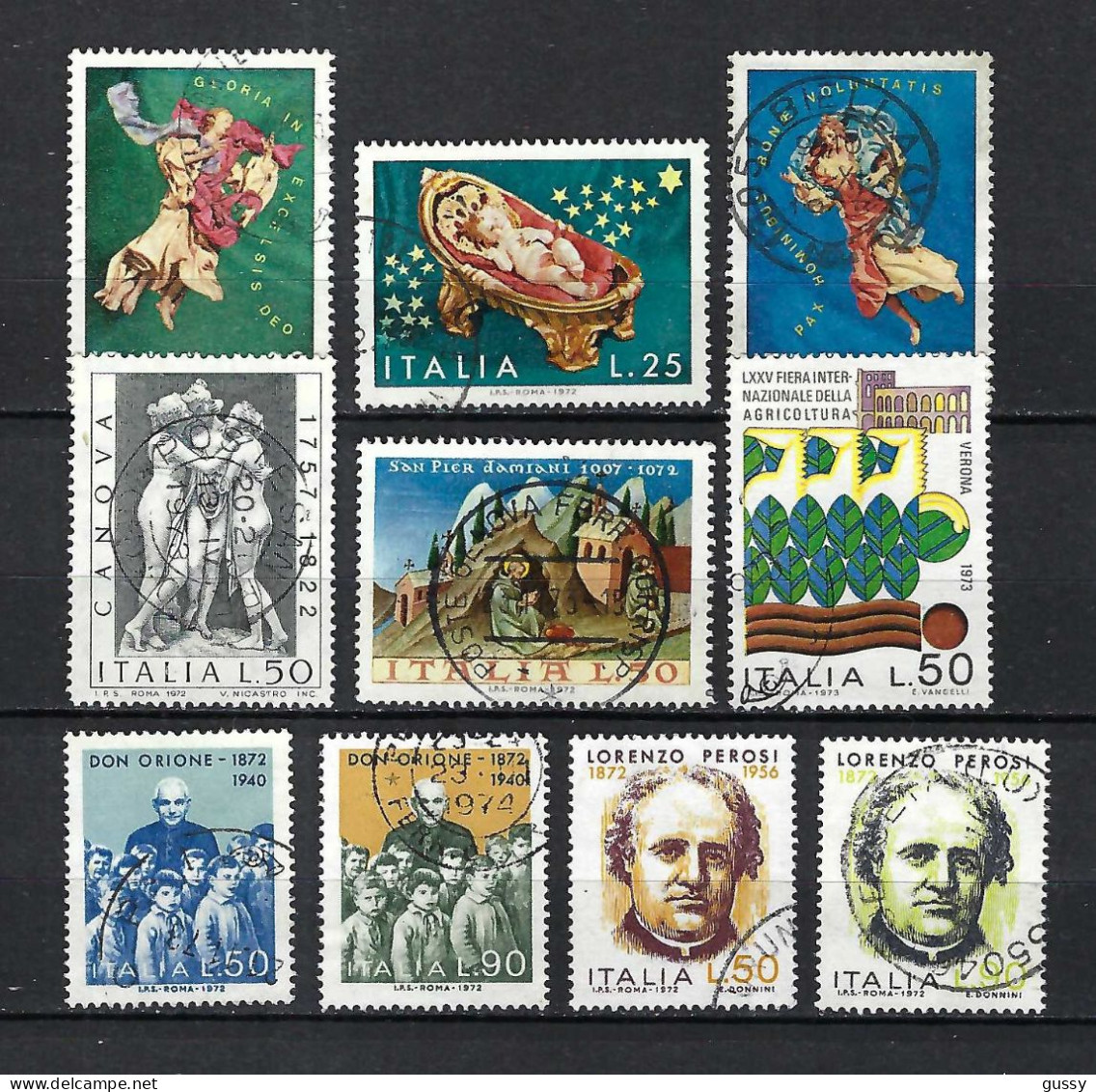 ITALIE Ca. 1972: Lot D' Obl. - 1961-70: Afgestempeld