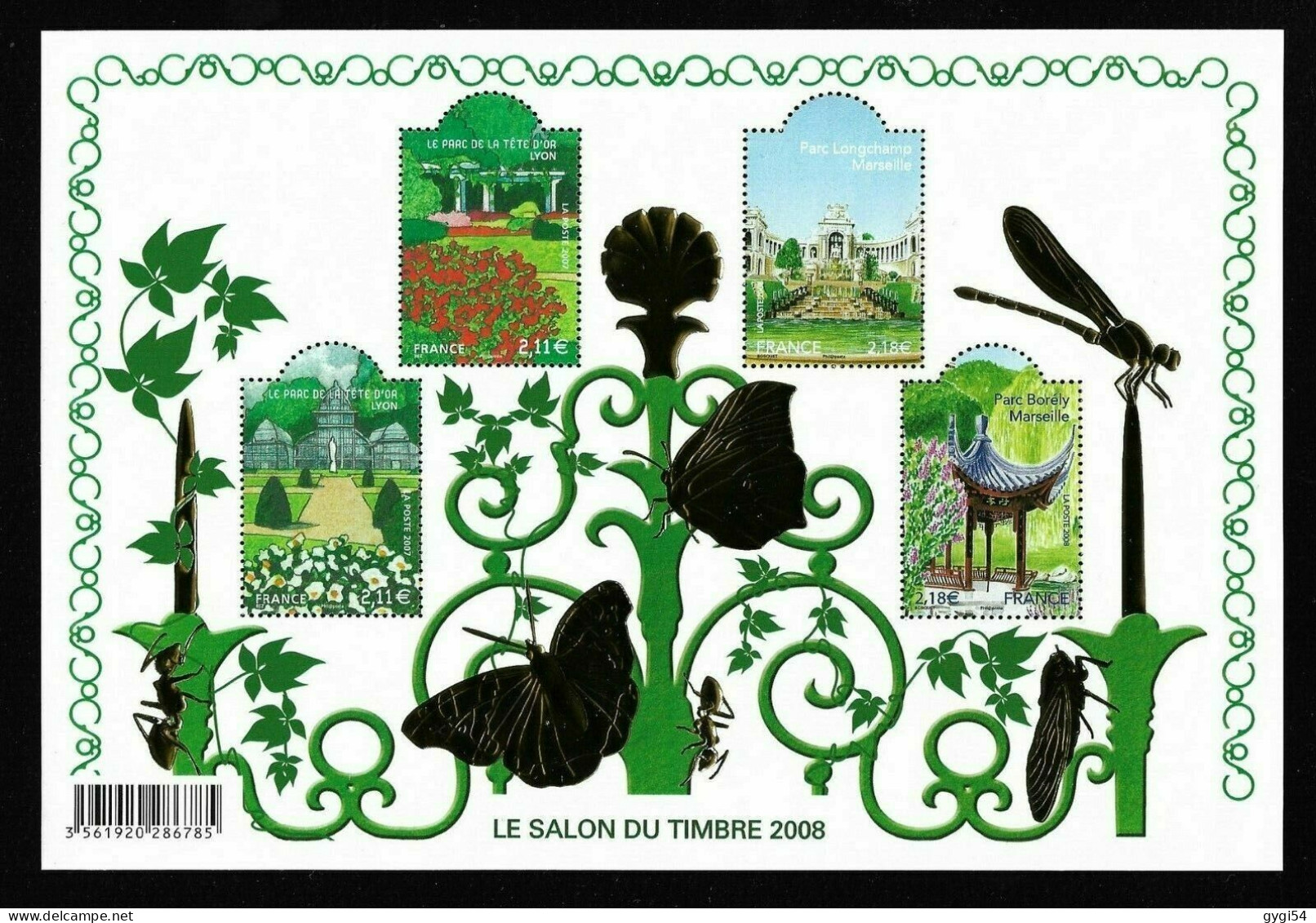 Bloc Feuillet 2008 N°120 Timbres France - Le Salon Du Timbre 2008 - Cote 90,00 € - Neufs